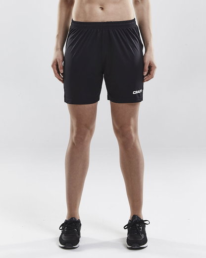 Craft Sporthose Short Squad Solid )ohne Innenshort, elastisches Material) schwarz Damen